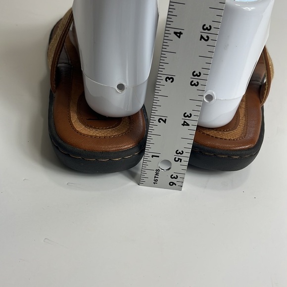 BOC Woven Fabric Thong Sandals Women's 9 Beige Tan Cream - Picture 6 of 12